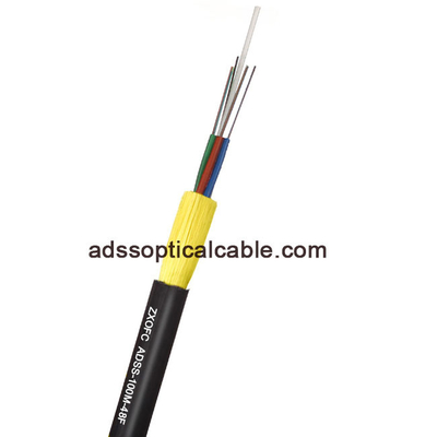 Single Mode 288core ADSS All Dielectric Aerial Cable 20000N